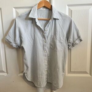 Wilfred Light Gray Button Down Shirt